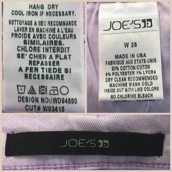 Joe’s Jeans Cut Off Shorts In Purple - NWOT - Picture 8 of 8